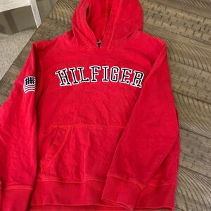 Tommy Hilfiger Red Hoodie Sweater